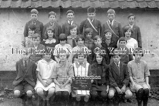 NF 3185 - Rockland St Peter School Group, Norfolk 1928