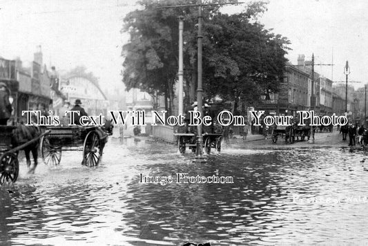 NF 3201 - Prince Of Wales Road, Norwich Floods, Norfolk 1912