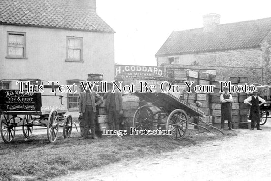 NF 3206 - H Goddard Fish Merchant, Thetford, Norfolk c1912