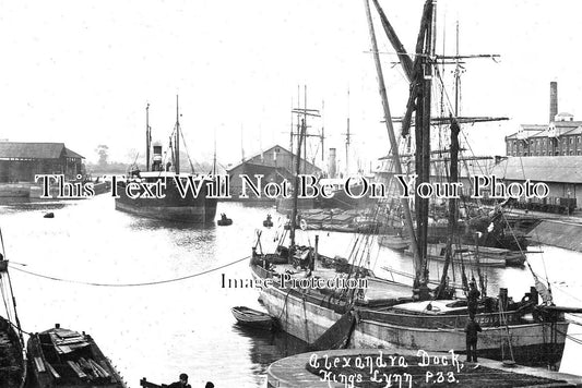 NF 3208 - Alexandra Dock, Kings Lynn, Norfolk c1910