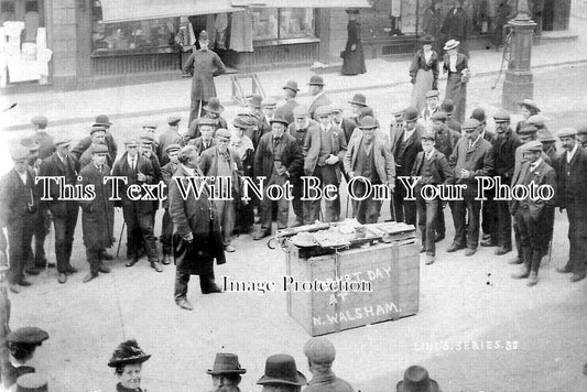 NF 3210 - Market Day, North Walsham, Norfolk c1912