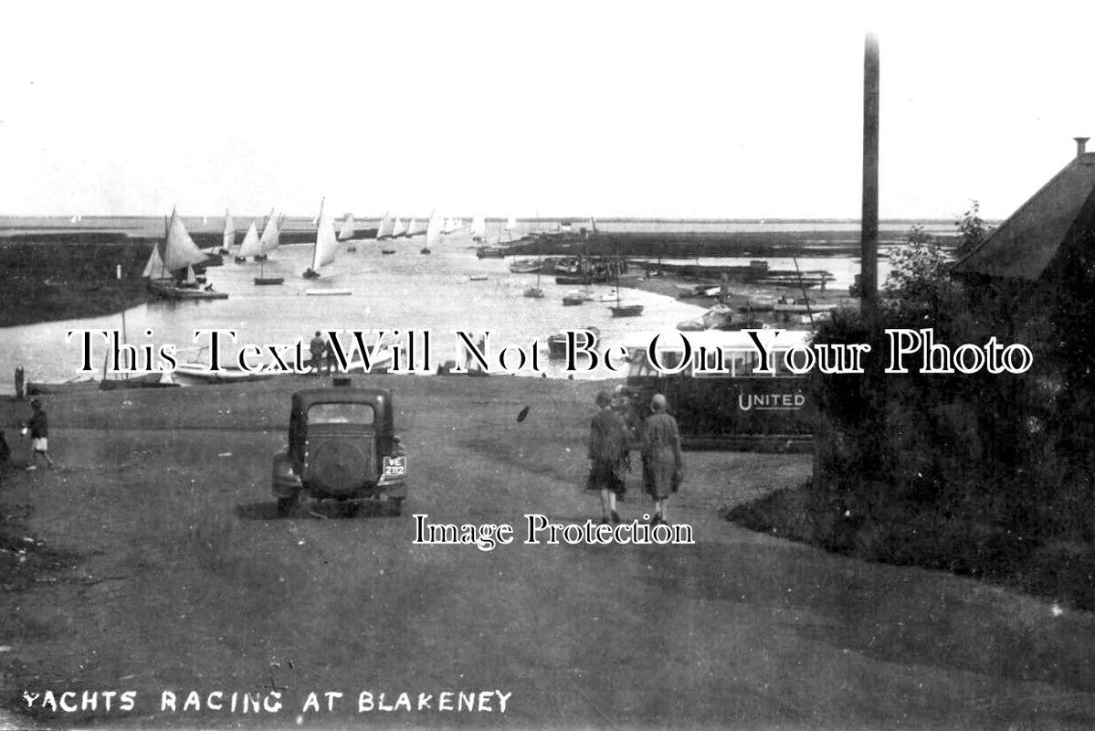 NF 3214 - Yachts Racing At Blakeney, Norfolk