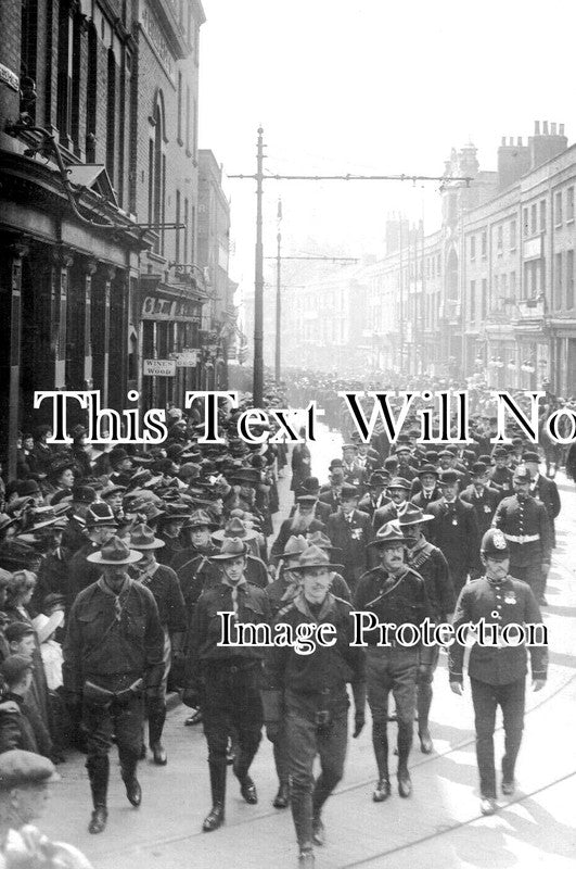 NF 3237 - Great Yarmouth Procession, Scouts, Norfolk