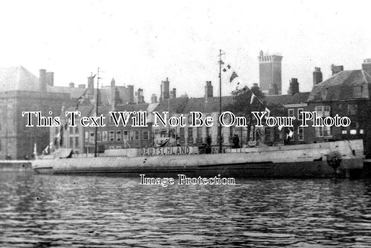 NF 3255 - German Battleship, Great Yarmouth, Norfolk 1914 WW1