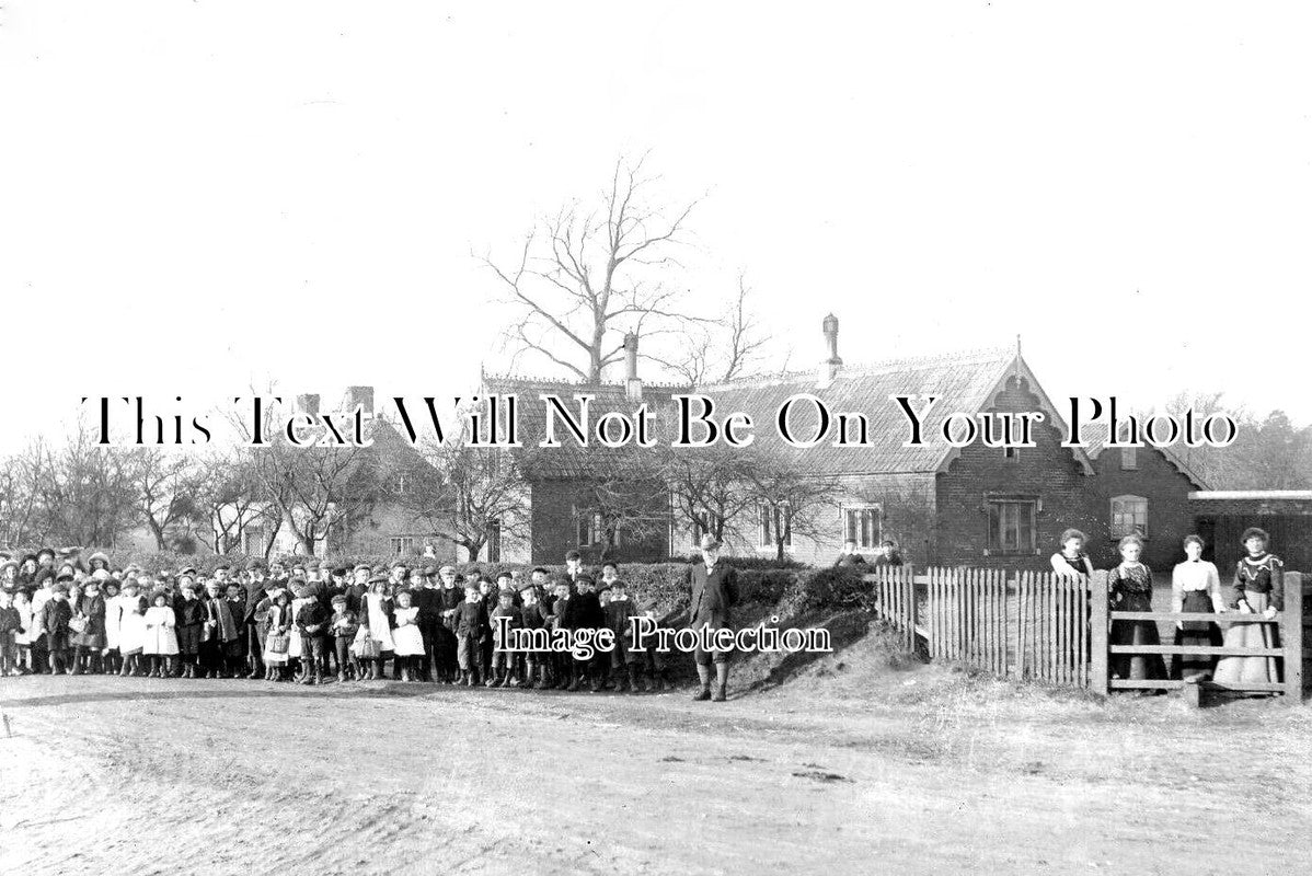 NF 3257 - East Tuddenham & Honningham School, Norwich, Norfolk c1906