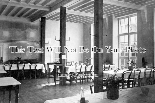 NF 3277 - Kelling Sanatorium Dining Room, Preston Holt, Norfolk c1914