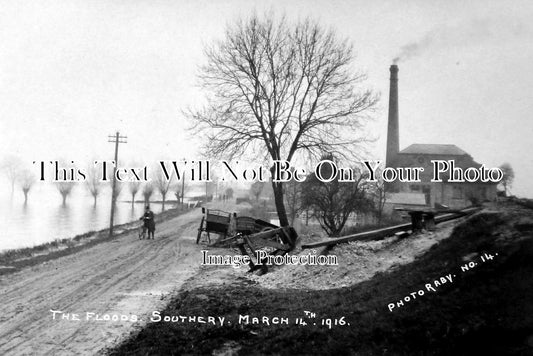 NF 328 - The Floods, Southery, Norfolk 1916