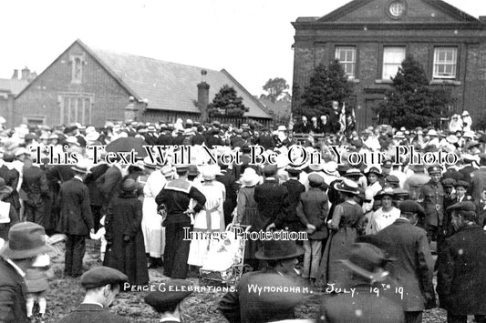 NF 3288 - WW1 Peace Celebrations, Wymondham, Norfolk 1919