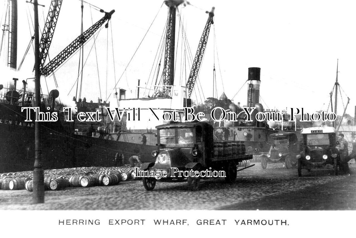 NF 3290 - Herring Export Wharf, Great Yarmouth, Norfolk