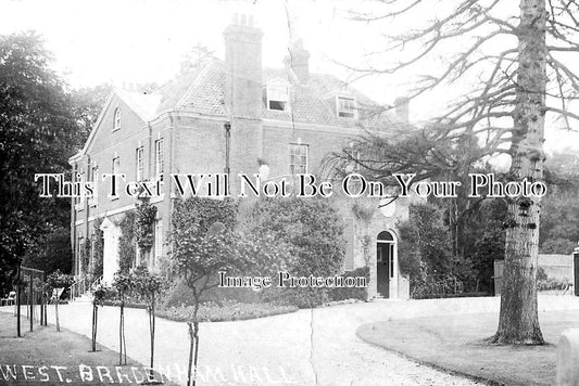 NF 3311 - West Bradenham Hall, Norfolk