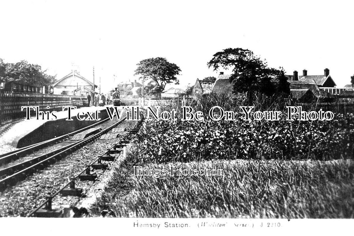 NF 3328 - Hemsby Railway Station, Norfolk