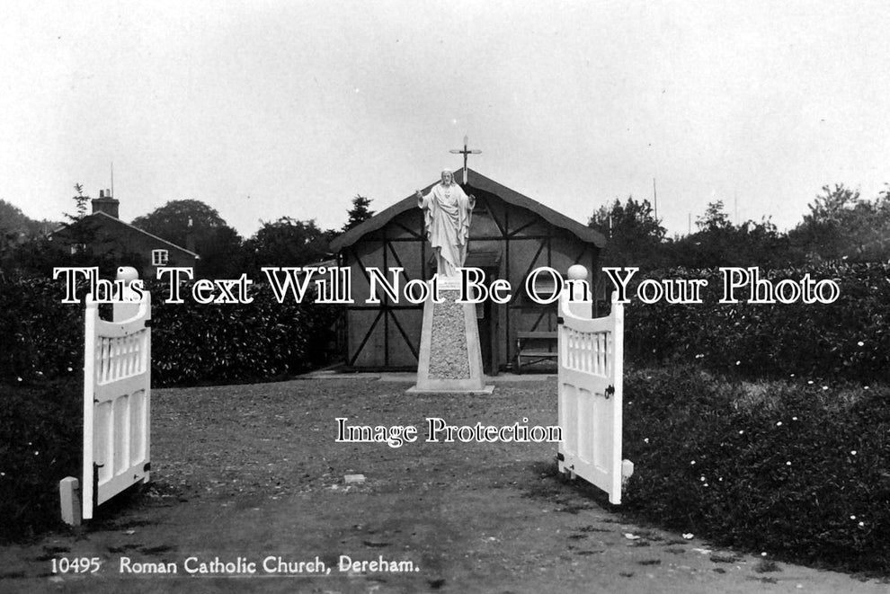 NF 333 Roman Catholic Church Dereham Norfolk JB Archive nf-333-roman-catholic-church-dereham-norfolk-jb-archive