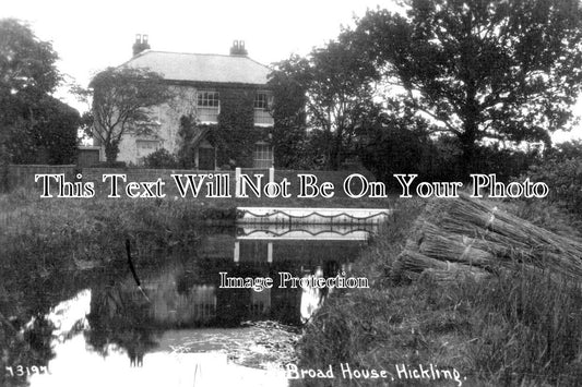 NF 3335 - Broad House, Hickling, Norfolk c1912