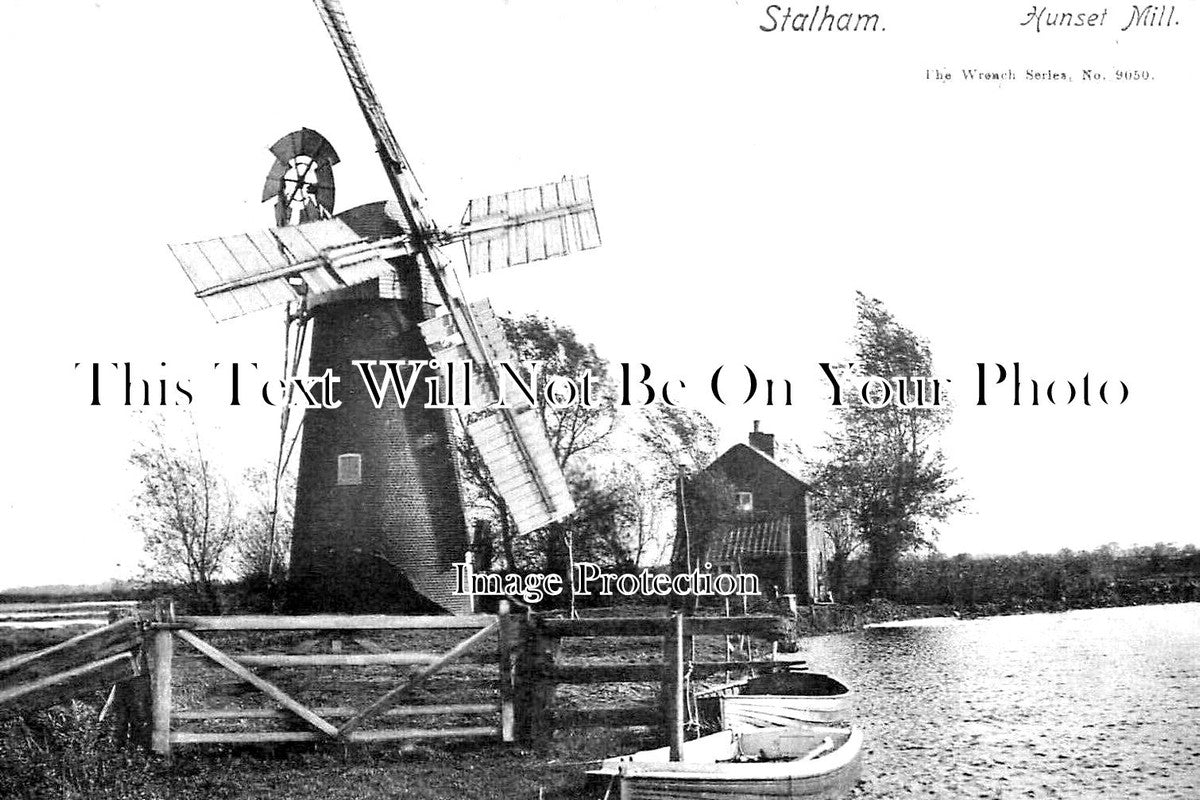 NF 3339 - Hunset Mill, Windmill, Stalham, Norfolk c1907