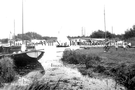 NF 3341 - Barton Staithe, Norfolk Broads c1920