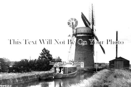 NF 3344 - Horsey Mill, Windmill, Norfolk Broads c1920