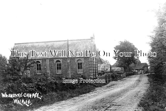 NF 3349 - Washdyke Chapel, Walpole, Norfolk c1907