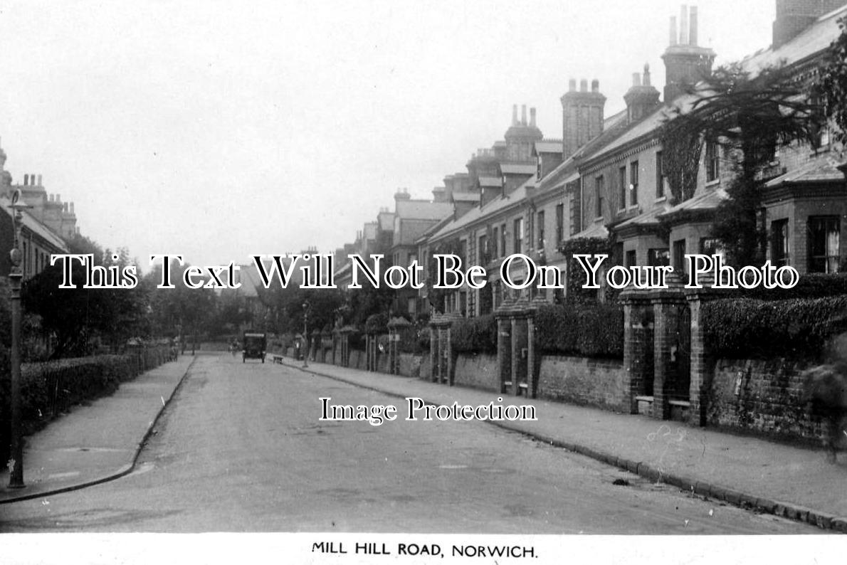 NF 337 - Mill Hill Road, Norwich, Norfolk c1920
