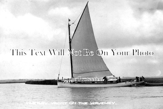 NF 3377 - Wherry Olive May, Fishers Row, Lowestoft, Norfolk c1916