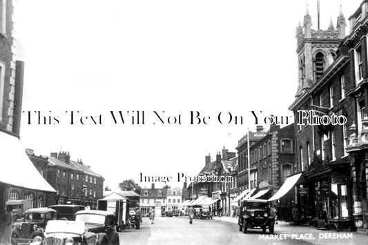NF 3386 - Market Place, Dereham, Norfolk