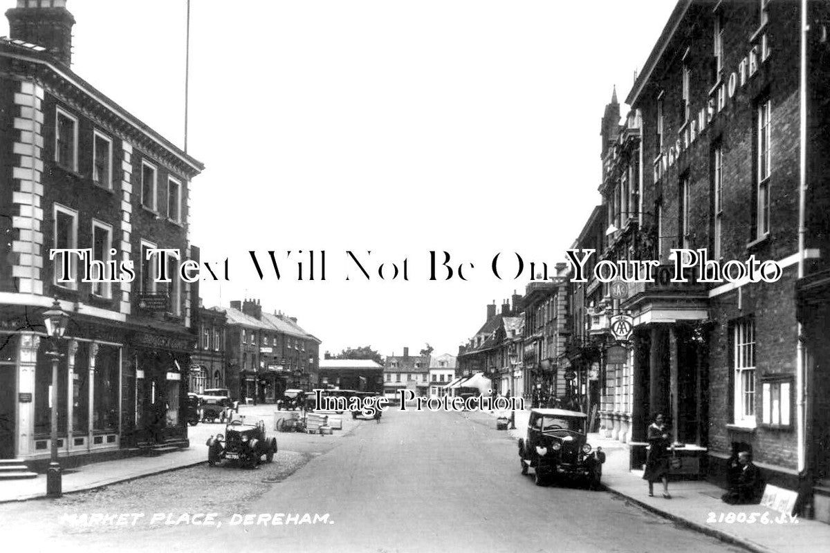 NF 3387 - Market Place, Dereham, Norfolk