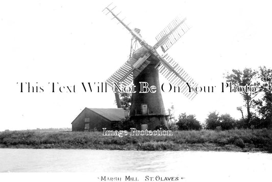 NF 3411 - Marsh Mill, St Olaves Windmill, Great Yarmouth, Norfolk