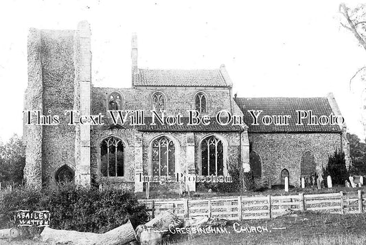 NF 3440 - Little Cressingham Church, Norfolk c1913