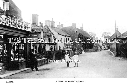 NF 3454 - Street, Horning Village, Norfolk c1912