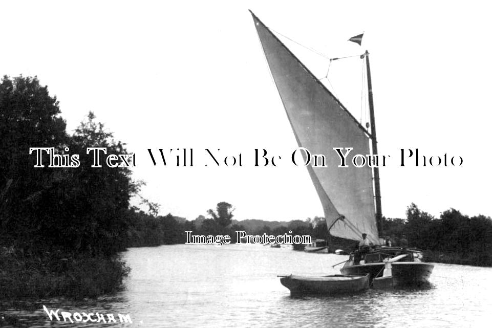NF 3455 - Wroxham Wherry, Norfolk Broads c1923