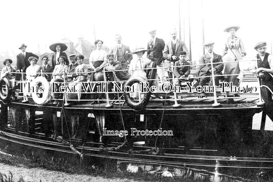 NF 3497 - Leo Robinson Trip Boat, Oulton Broad, Norfolk c1912