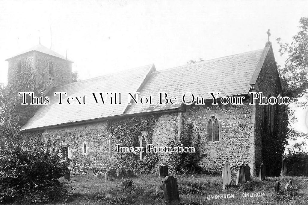 NF 3517 - Ovington Church, Norfolk c1919