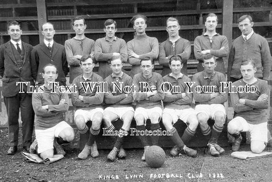 NF 3529 - Kings Lyyn Football Club Team, Norfolk 1922