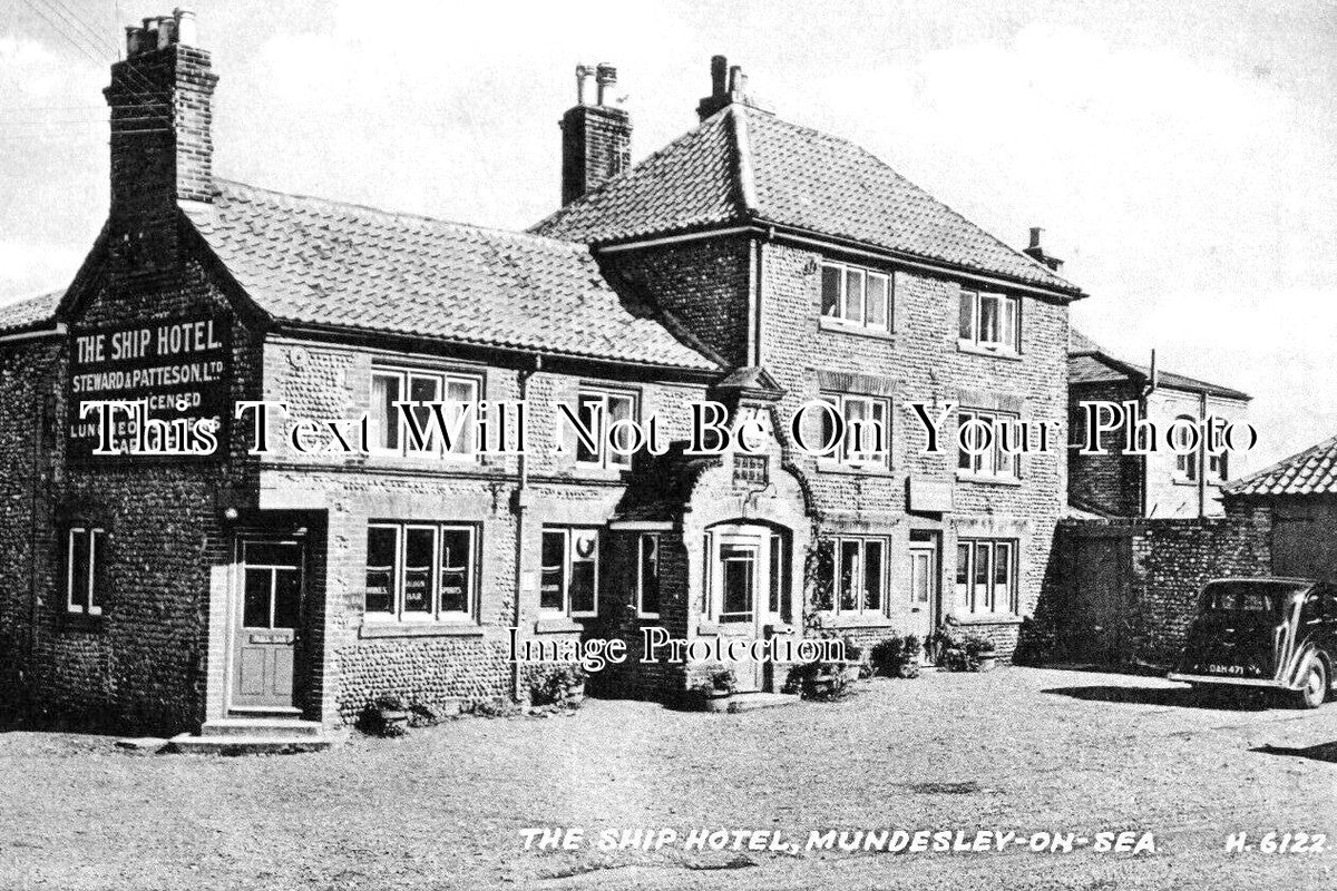NF 3564 - The Ship Hotel, Mundesley On Sea, Norfolk