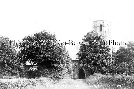 NF 3590 - St Peter's Church, Rockland, Norfolk c1919