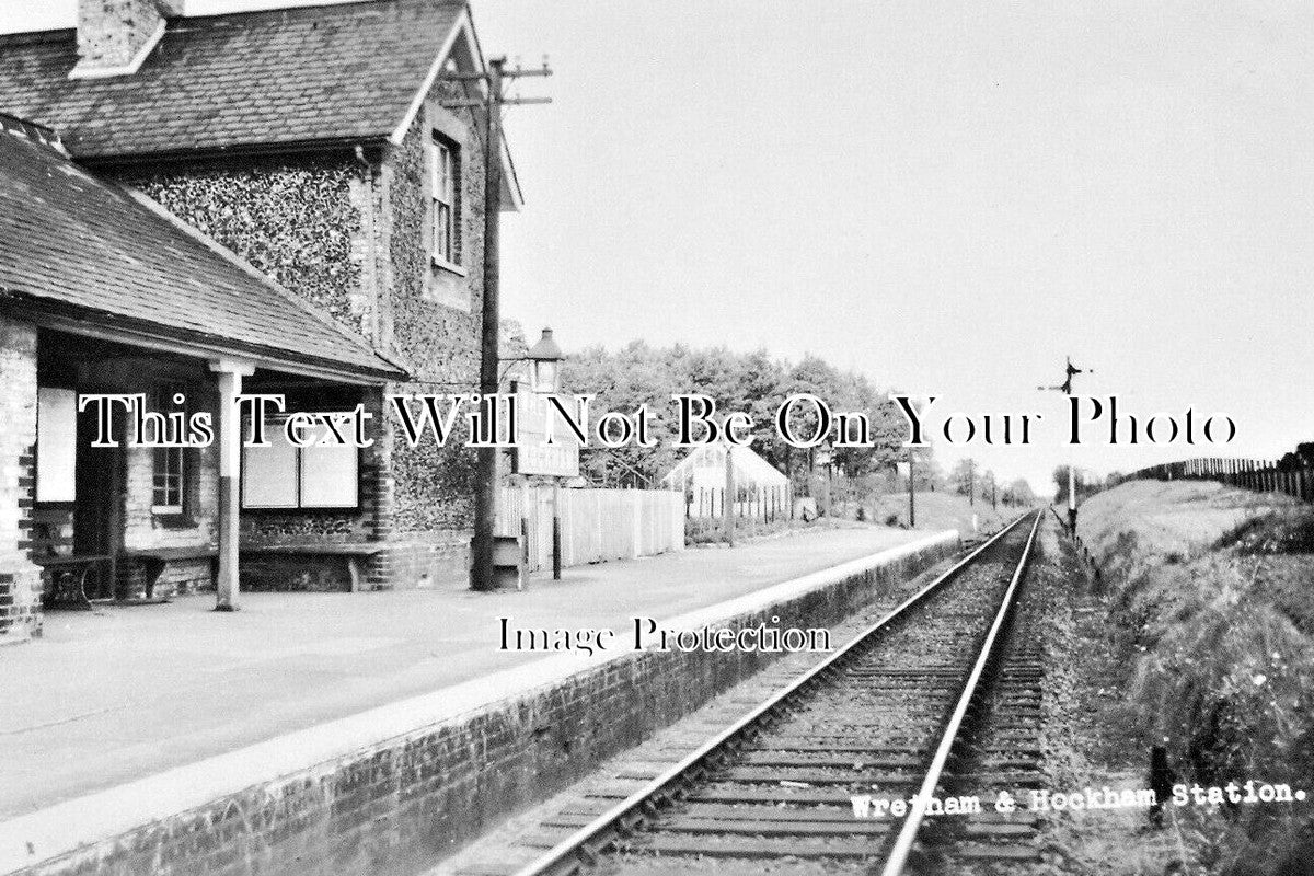 NF 3601 - Wretham & Hockham Railway Station, Norfolk