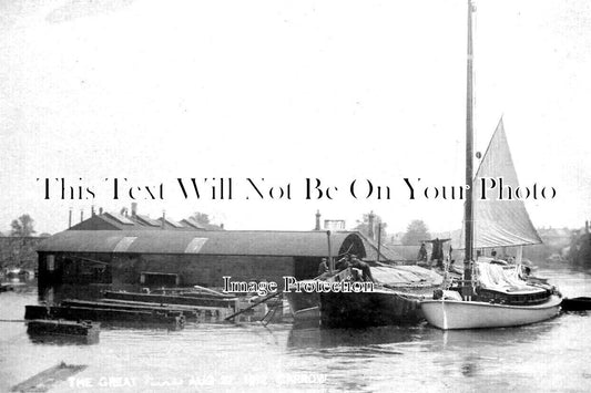 NF 3622 - The Great Flood, Carrow, Norfolk 1912