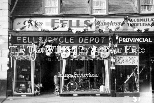 NF 364 - Fell's Cycle Depot Shop Front, Kings Lynn, Norfolk