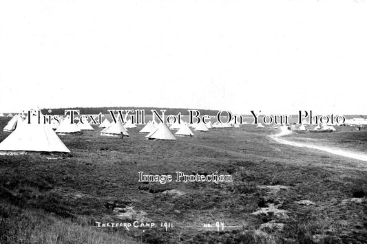 NF 3669 - Thetford Military Camp, Norfolk 1911