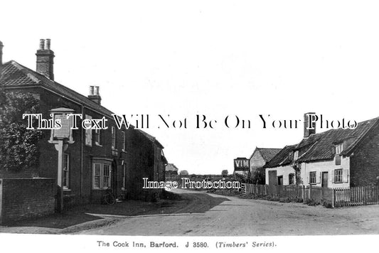 NF 3674 - The Cock Inn Pub, Barford, Norfolk