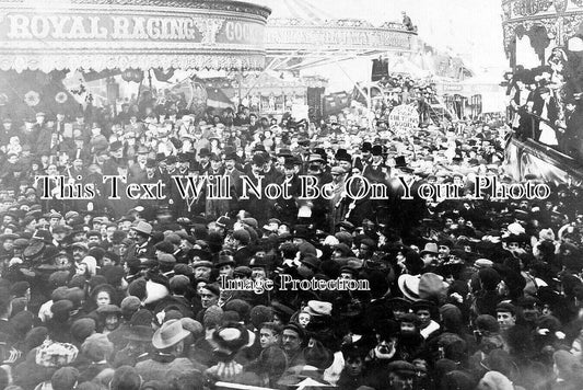 NF 3681 - Fairground At King's Lynn, Norfolk