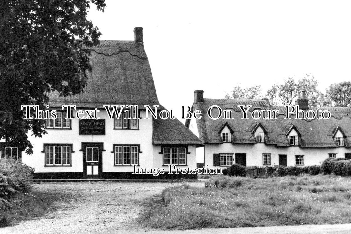 NF 3727 - Kings Head Pub, North Lopham, Norfolk c1953