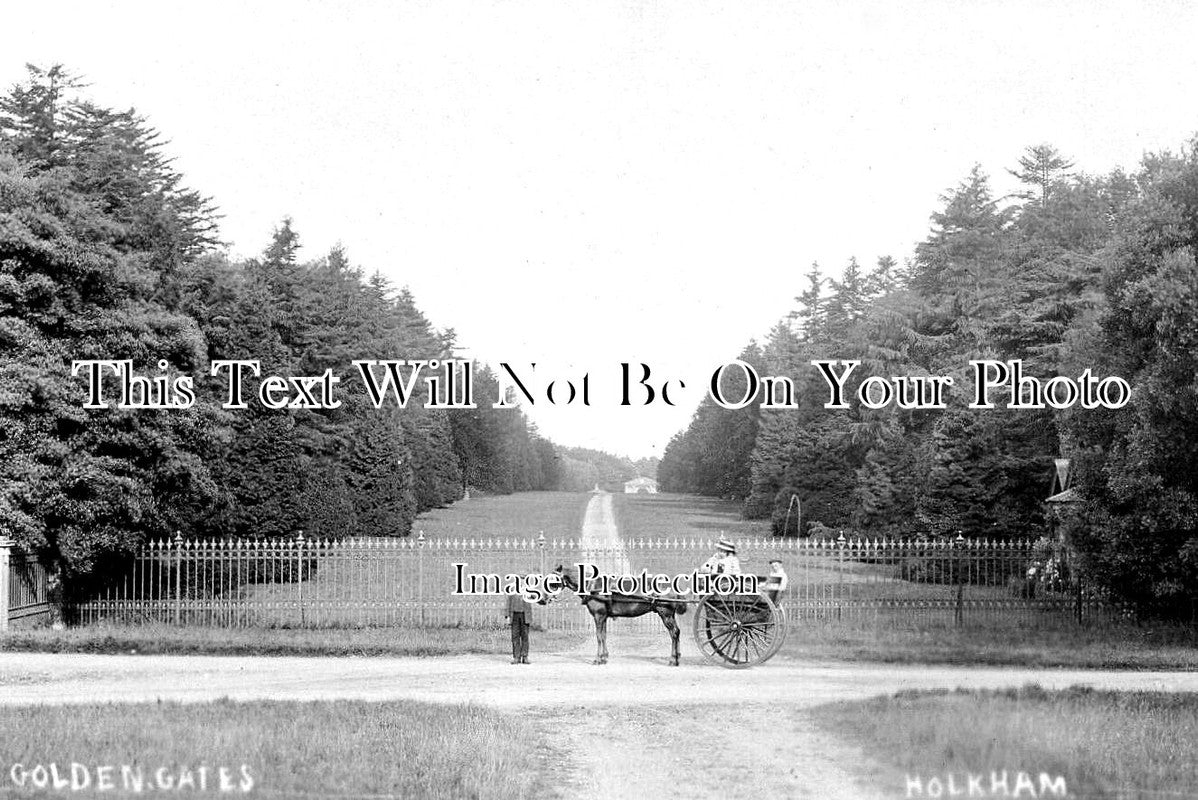 NF 3729 - Golden Gates, Holkham, Norfolk c1906