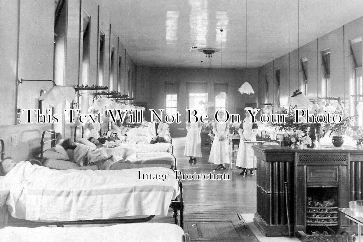 NF 3742 - Norwich Hospital Ward, Norfolk 1917 WW1