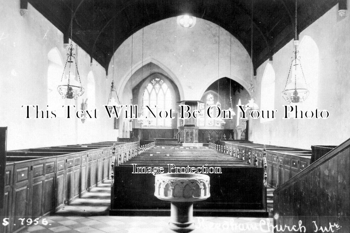 NF 3764 - Interior Of Reedham Church, Norfolk