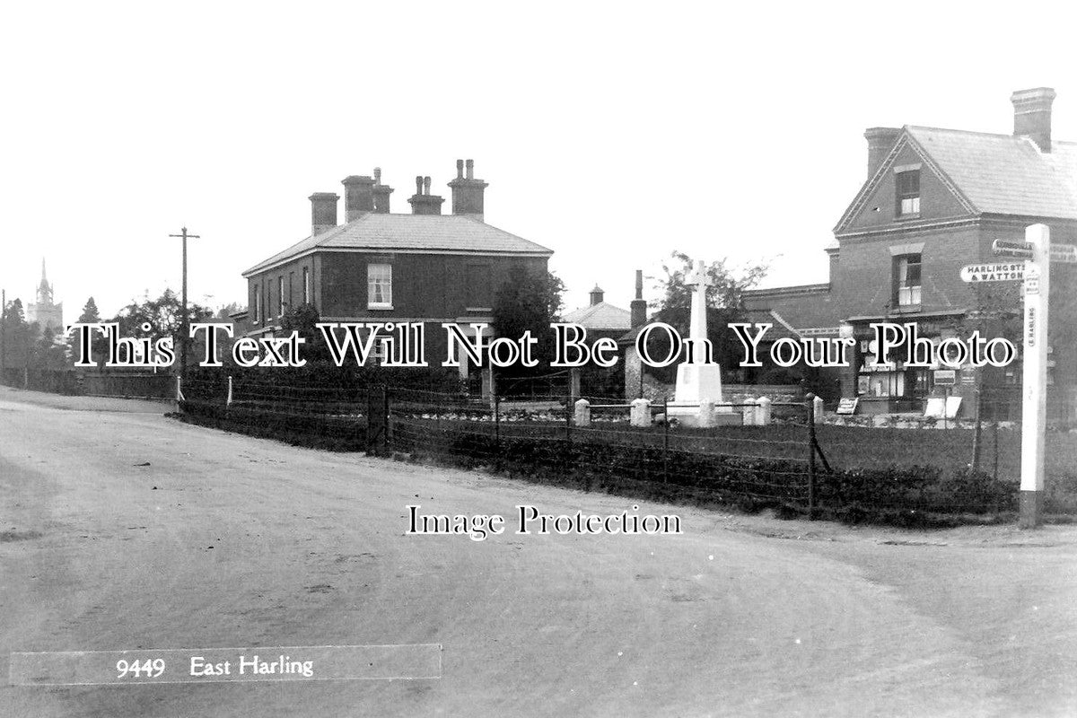 NF 3772 - East Harling, Norfolk c1925