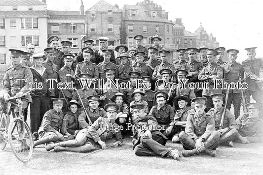 NF 3805 - Norfolk Regiment Soldiers At Cromer, Norfolk 1915 WW1