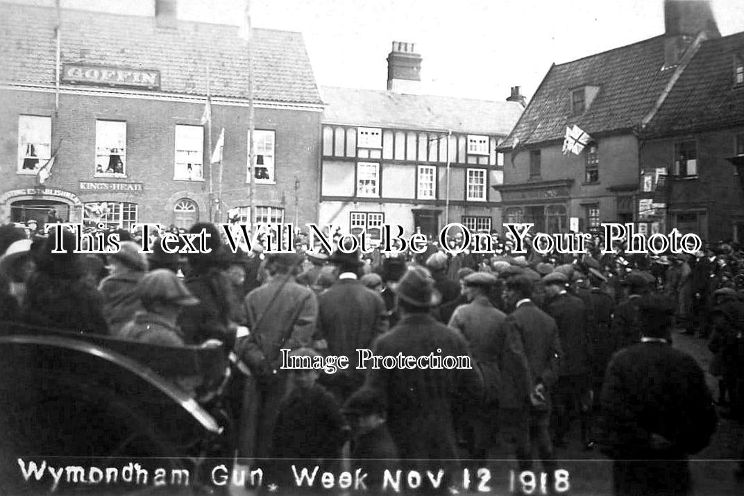 NF 3812 - Gun Week, Wymondham, Norfolk 1918 WW1