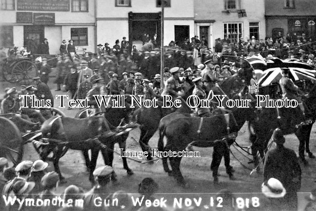 NF 3814 - Wymondham Gun Week, Norfolk 1918 WW1