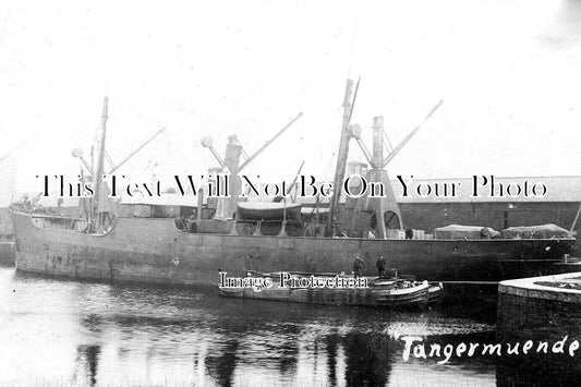 NF 3819 - SS Tangermuende, Kings Lynn, Norfolk c1905