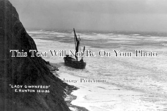 NF 3835 - Lady Gwynfred Shipwreck, East Runton, Norfolk